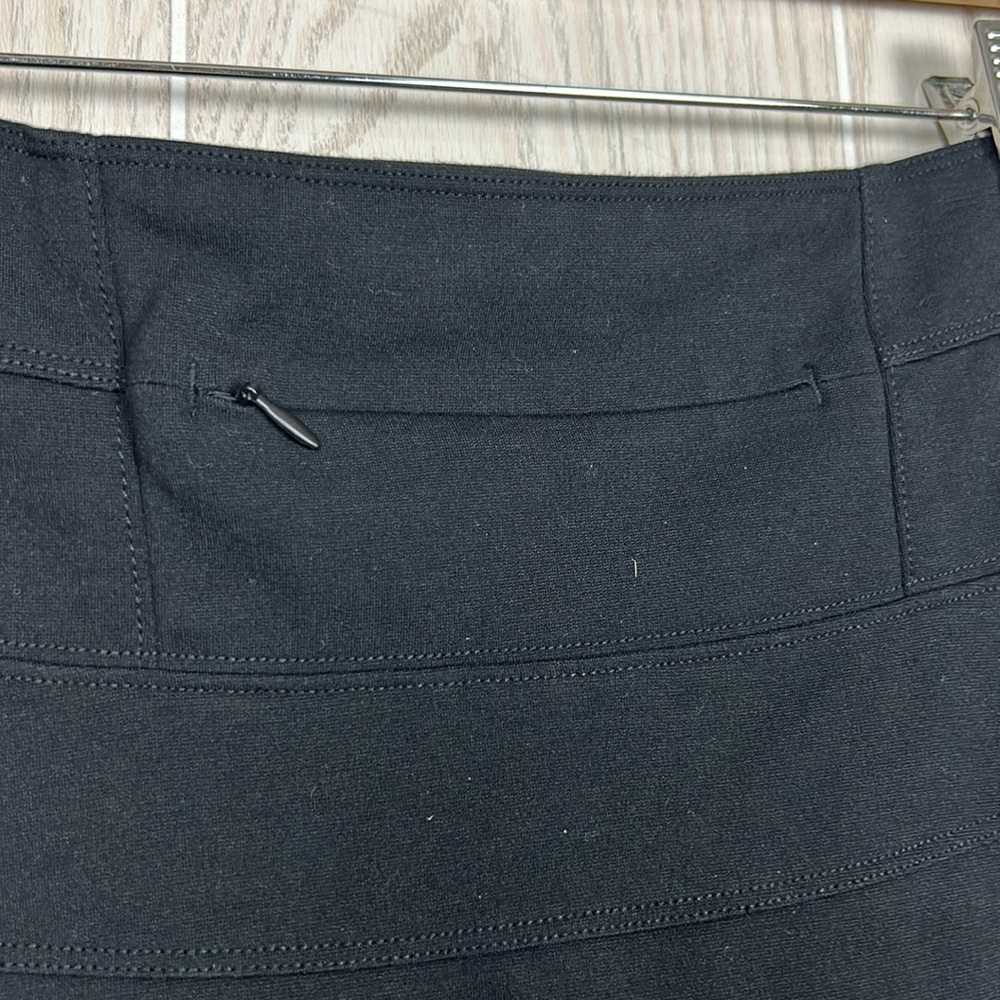 Athleta Classic Basic Solid Black Mini Athletic T… - image 5